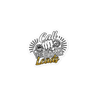 Gold Leads Sticker