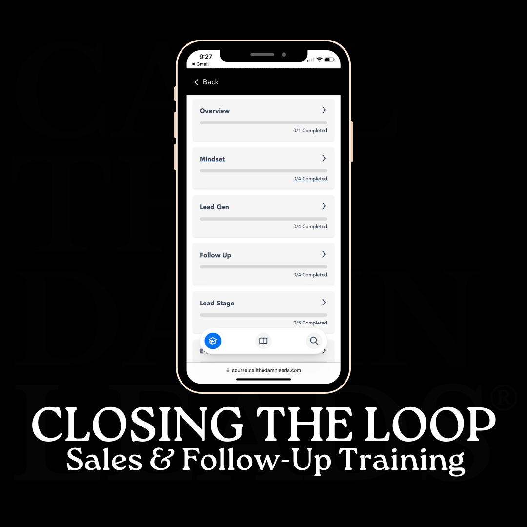 Closing the Loop: Sales Training